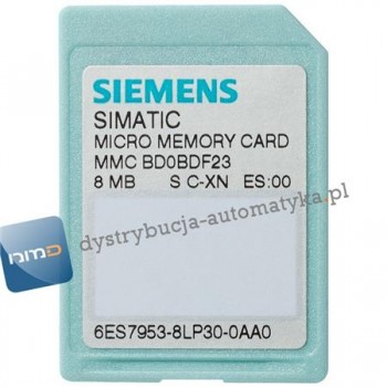 SIMATIC S7, KARTA PAMIĘCI MMC (MICRO MEMORY CARD) 